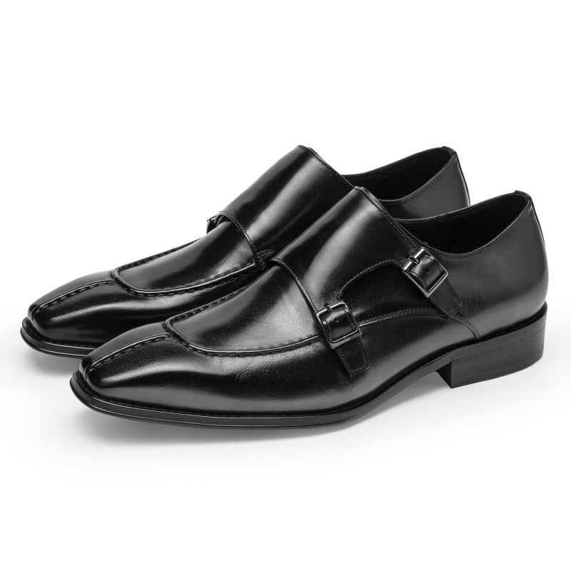 Men's Delivery Within Hours Business Formal Slip-on First Leather Shoes