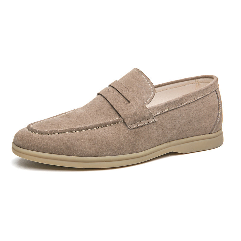 Men's Plus Size Fashion Slip-on Trendy Simple Leather Shoes