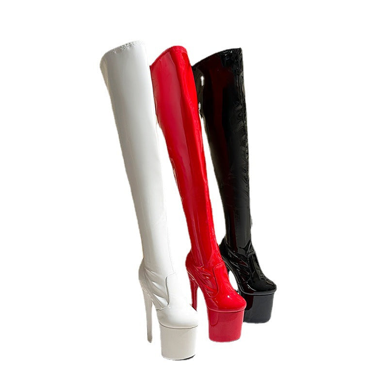 Round Toe Sexy Over The Knee Fashion Boots