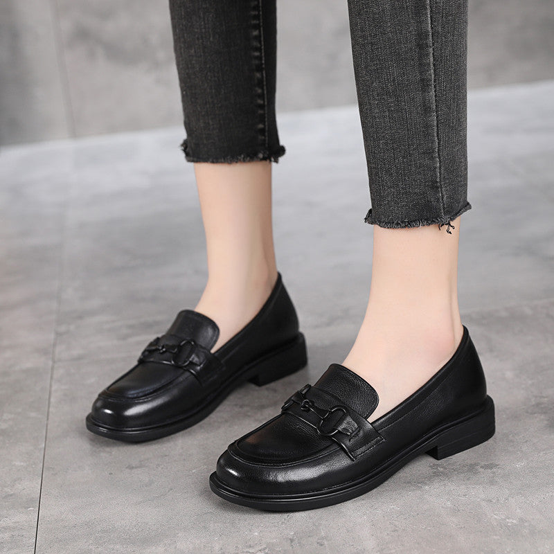 Plus Size Le Round Toe Deep Mouth Soft Pumps Width Women's Casual Shoes