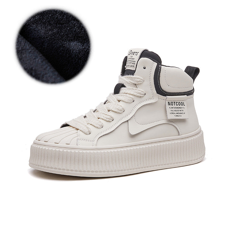 Women's Top White Korean Style Thick Bottom Women's Sports Shoes