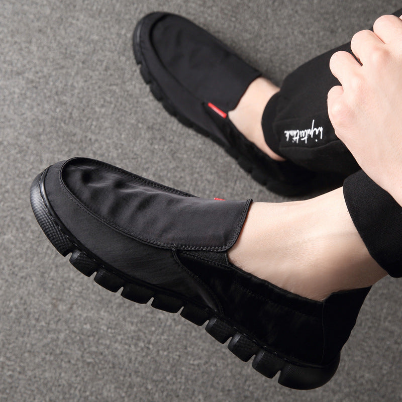 Men's Versatile Soft Bottom Slip-on Driving Comfortable Canvas Shoes