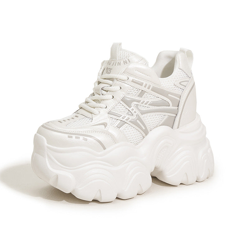 Women's Platform Dad Spring Breathable Muffin Fashion Sneakers