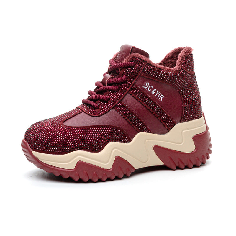 Women's Dad Winter Versatile Thick Bottom Small Classic Women's Casual Shoes