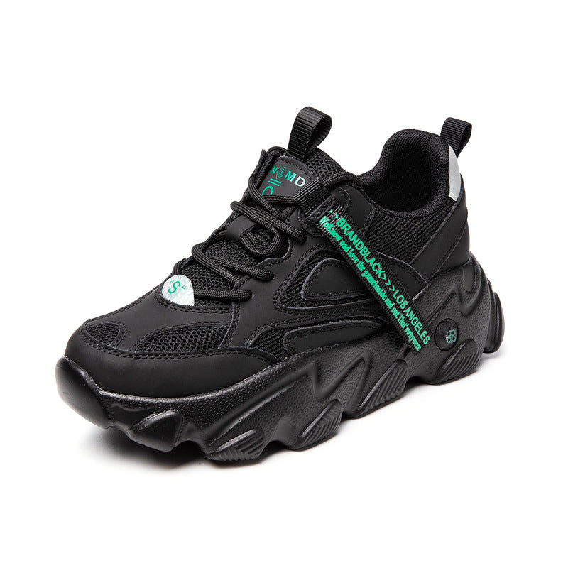 Women's Korean Style Versatile Thick Bottom Breathable Sneakers