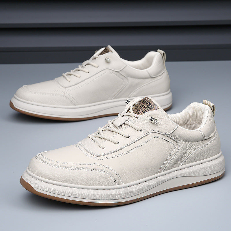 Men's First Layer Cowhide Genuine Breathable Section Men's Shoes