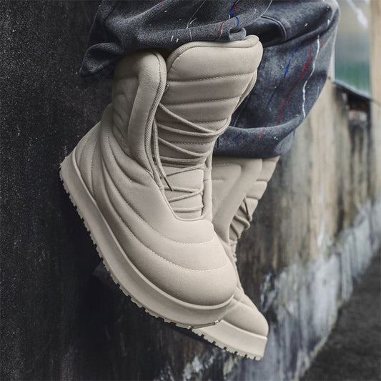 Men's Bread Winter Warm Veet Padded Thickened Snow Boots