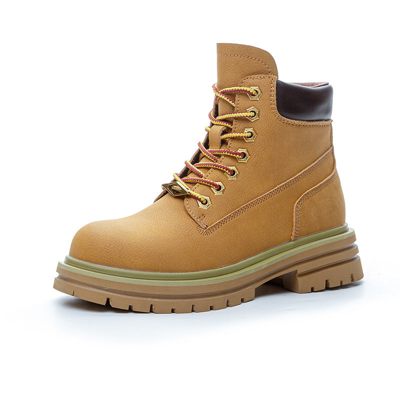 Women's Tourist Hiking Waterproof Worker British Retro Boots