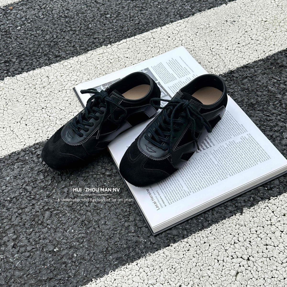 Women's Ballet Training Autumn Versatile Color Matching Increased Women's Sports Shoes