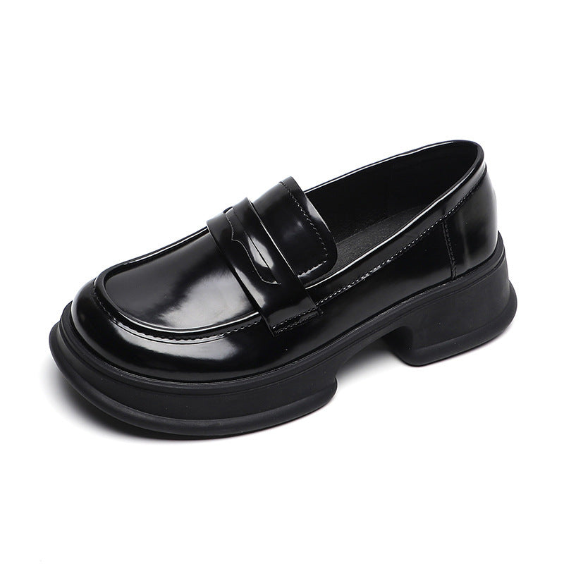 Women's Cowhide Spring Senior Pumps British Large Men's Shoes