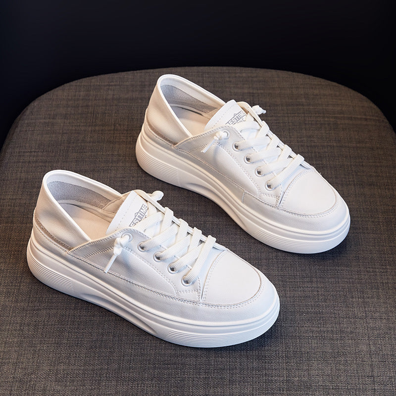 Women's Summer White Flat Breathable Versatile Women's Casual Shoes