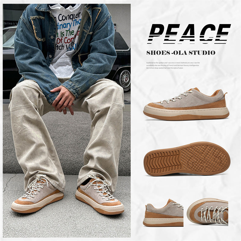 Men's Autumn Sports Fashion Retro Style Hiking Boots