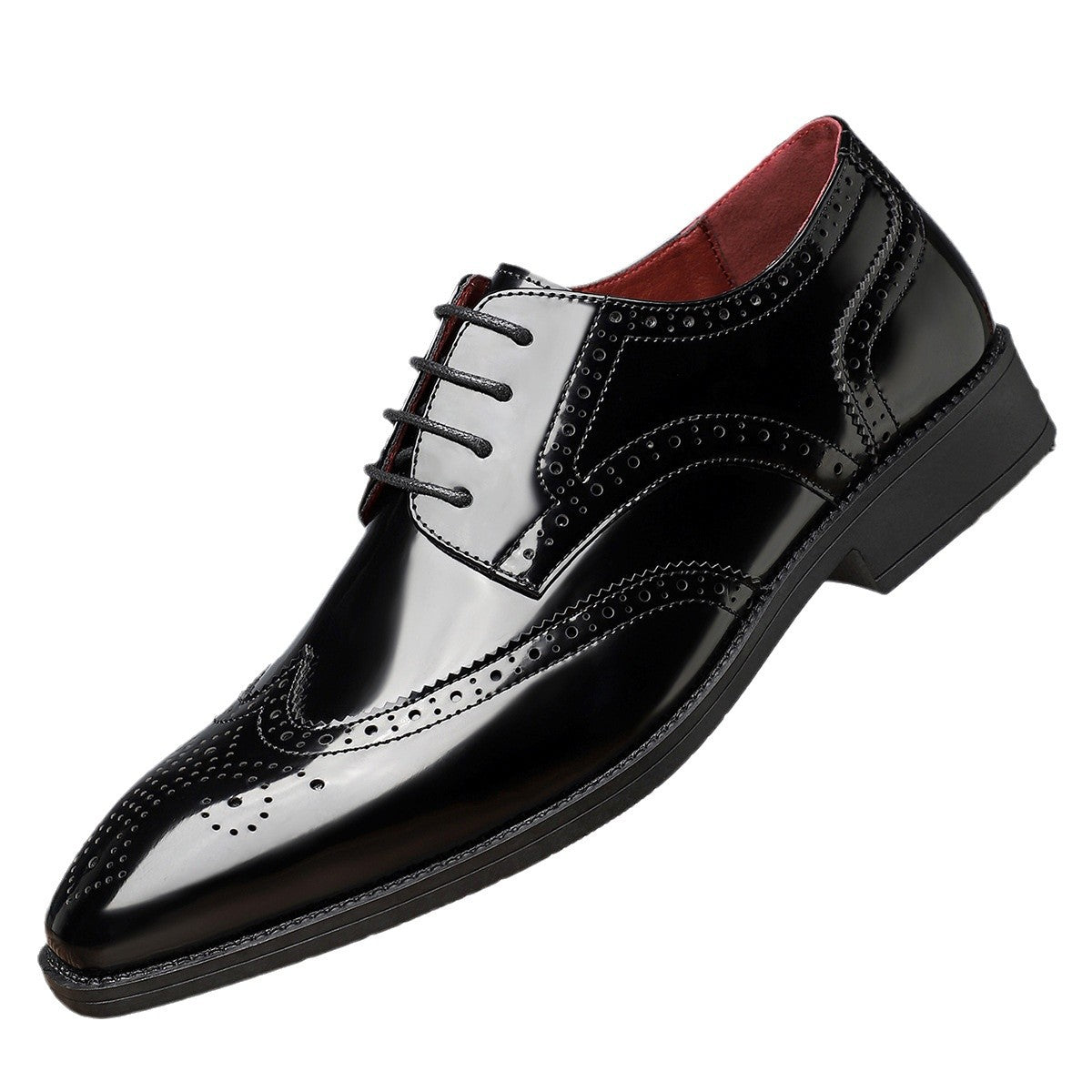 Men's Formal Trendy Fashion Retro British Style Men's Business Leather Shoes