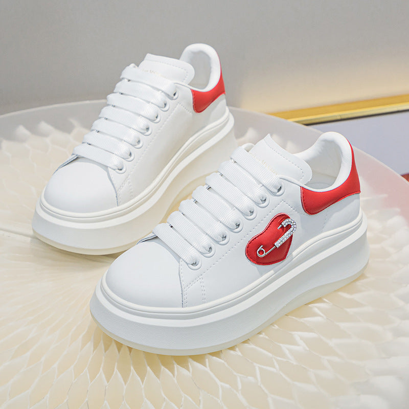 Women's & Men's Pumps Autumn Muffin Color Matching Small Men's Shoes