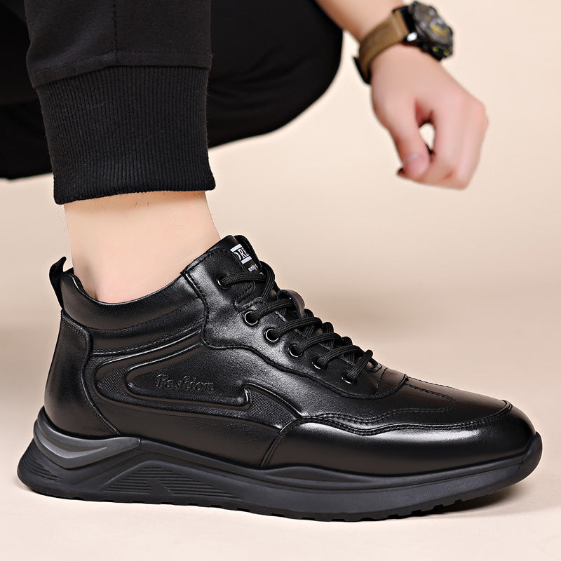 Men's Cotton Winter Genuine Warm Plus Veet Men's Shoes