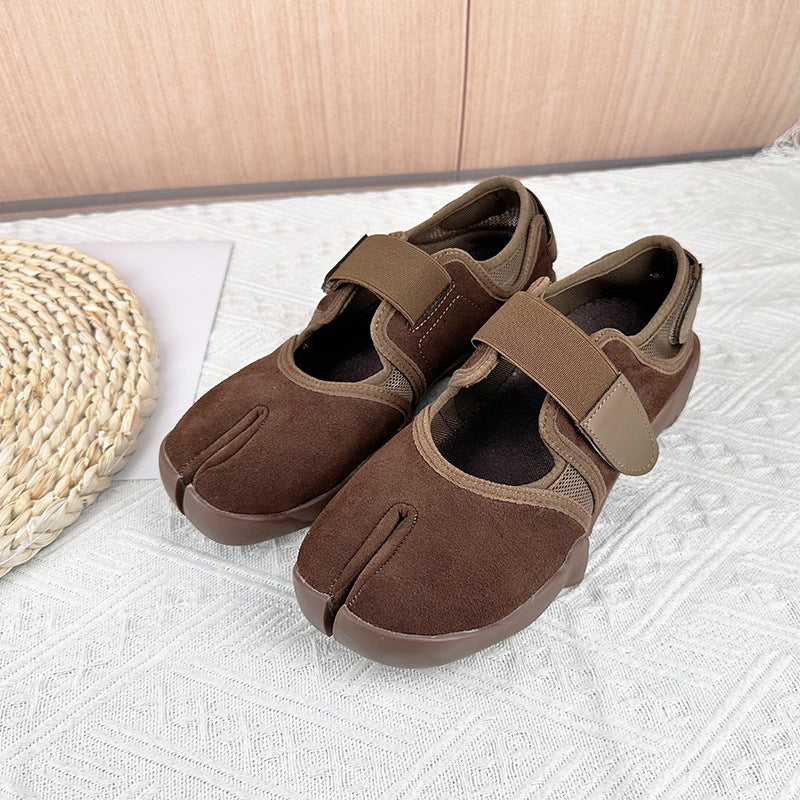 Women's Jane Summer Velcro Split Toe Ninja Casual Shoes