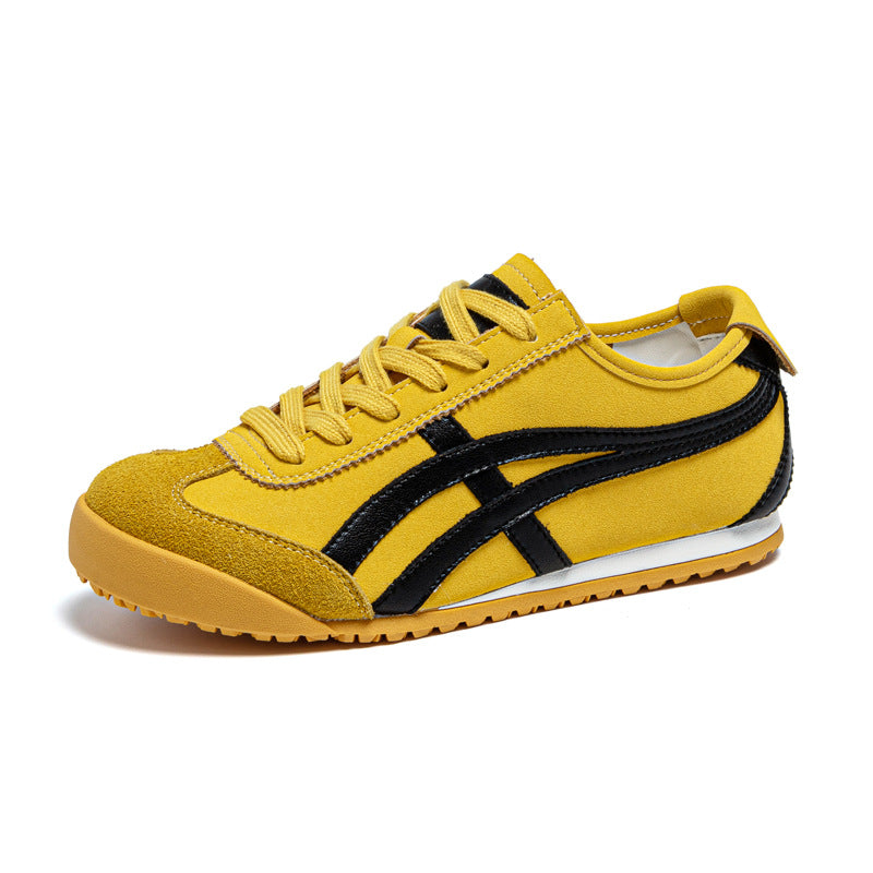 Women's Retro Yellow Soft Bottom Flat Comfort German Casual Shoes