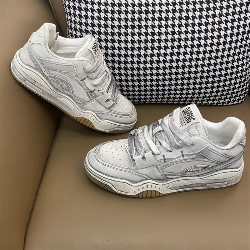 Autumn Retro Distressed Lightweight Breathable Fashion Sneakers