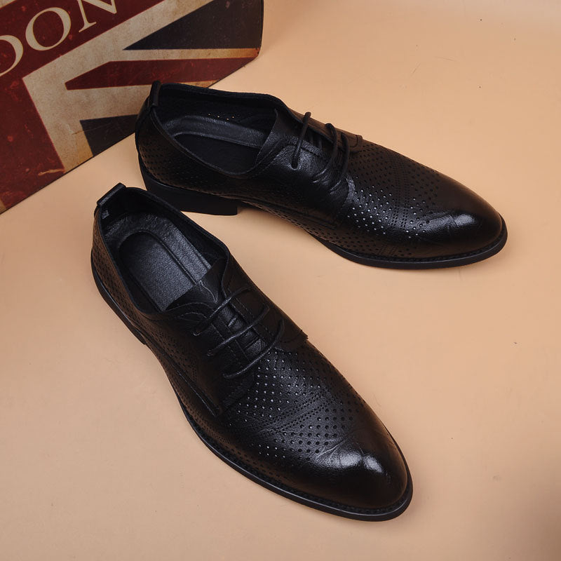Men's Breathable Summer Korean Style Height Increasing Men's Shoes