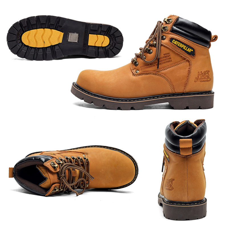 Men's Worker Steel Toe Cap Waterproof Labor Boots