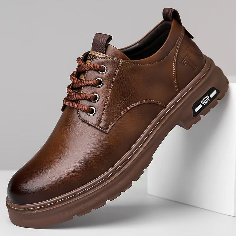 Men's Creative Autumn Retro Soft Bottom Leather Shoes