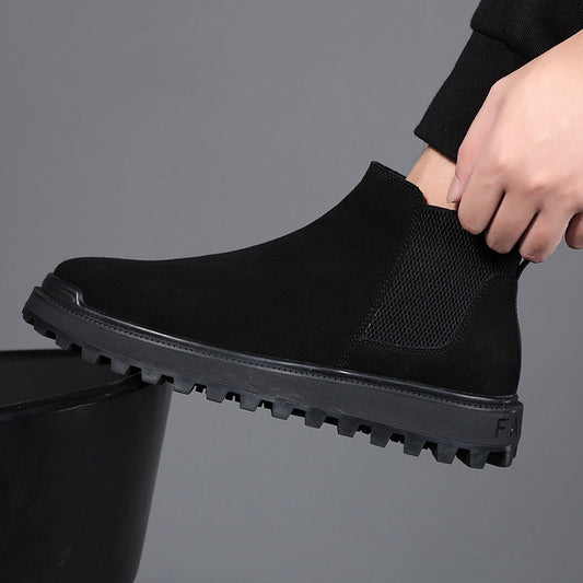 Men's Martin Board Black Warrior With Veet Boots