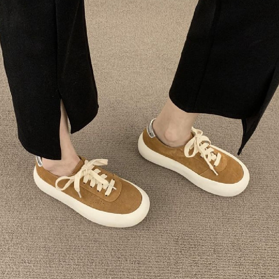 Women's Half Round Toe Thick Bottom Golden Goose Sneakers