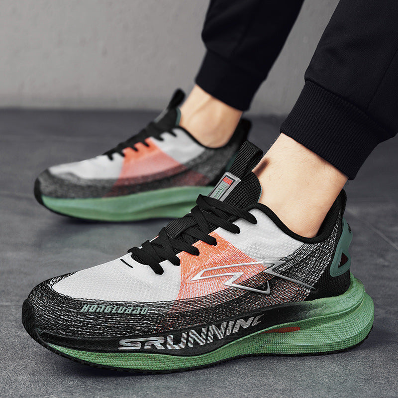 Men's Plate Running Fashion Summer Mesh Breathable Sneakers