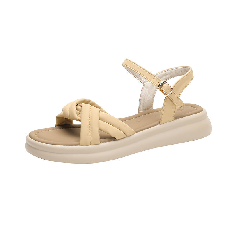 Women's Summer With No Tired Feet Flat Soft Sandals