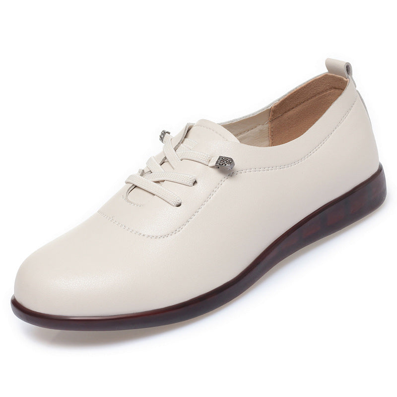 Women's British Style Autumn Flat Bottom Comfortable Women's Shoes