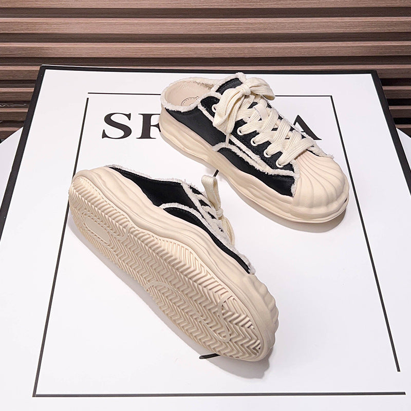 Women's Satin White Raise The Bottom Shell Toe Women's Casual Shoes