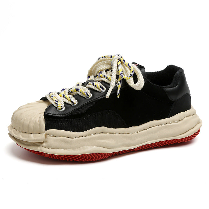 Men's Couple Thick Bottom Spring Toe Cap Sneakers