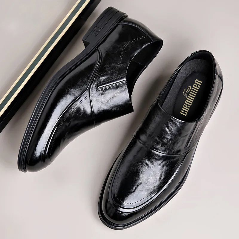 Men's Genuine High-grade Business Soft Bottom Surface Leather Shoes
