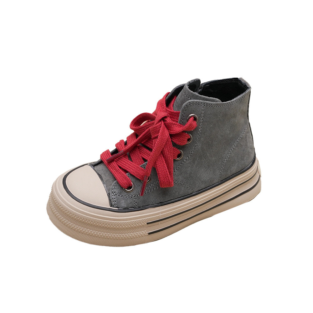 Children's Bus Soft Bottom Sports Board Side Kid's Sneakers
