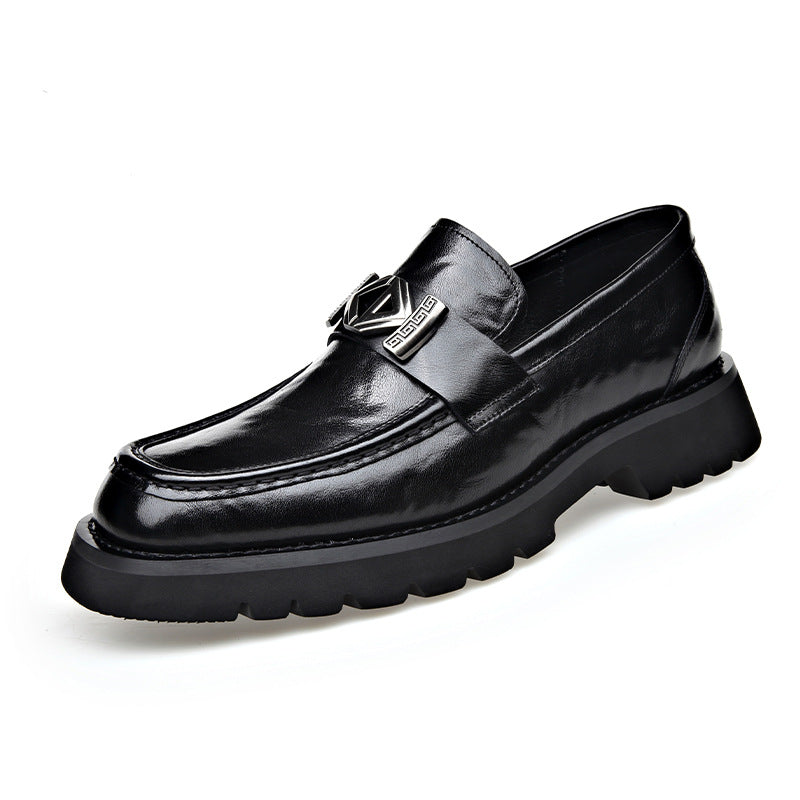Men's Pedal Business Formal Wear Extra Large Leather Shoes