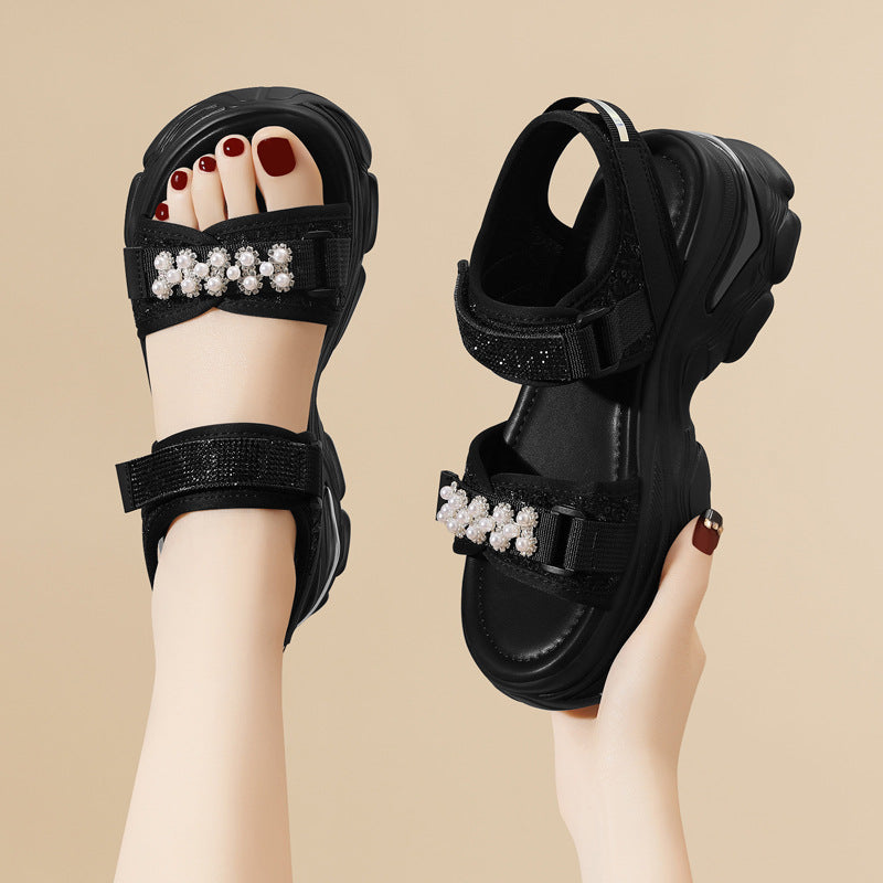 Women's Platform Summer Stylish Height Increasing Outer Sandals
