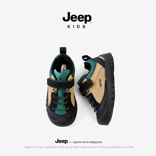 Children's Boy Winter Fleece-lined Two Cotton Soft Kid's Sneakers