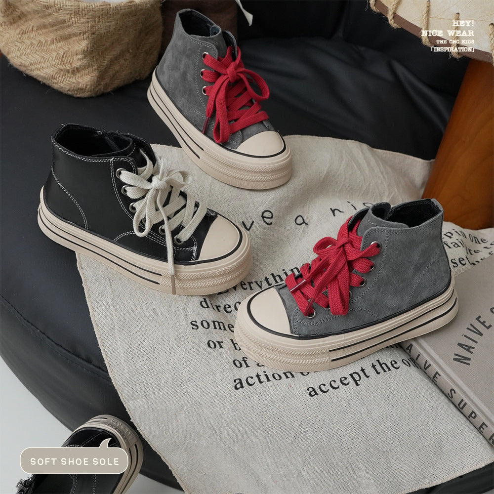 Children's Bus Soft Bottom Sports Board Side Kid's Sneakers