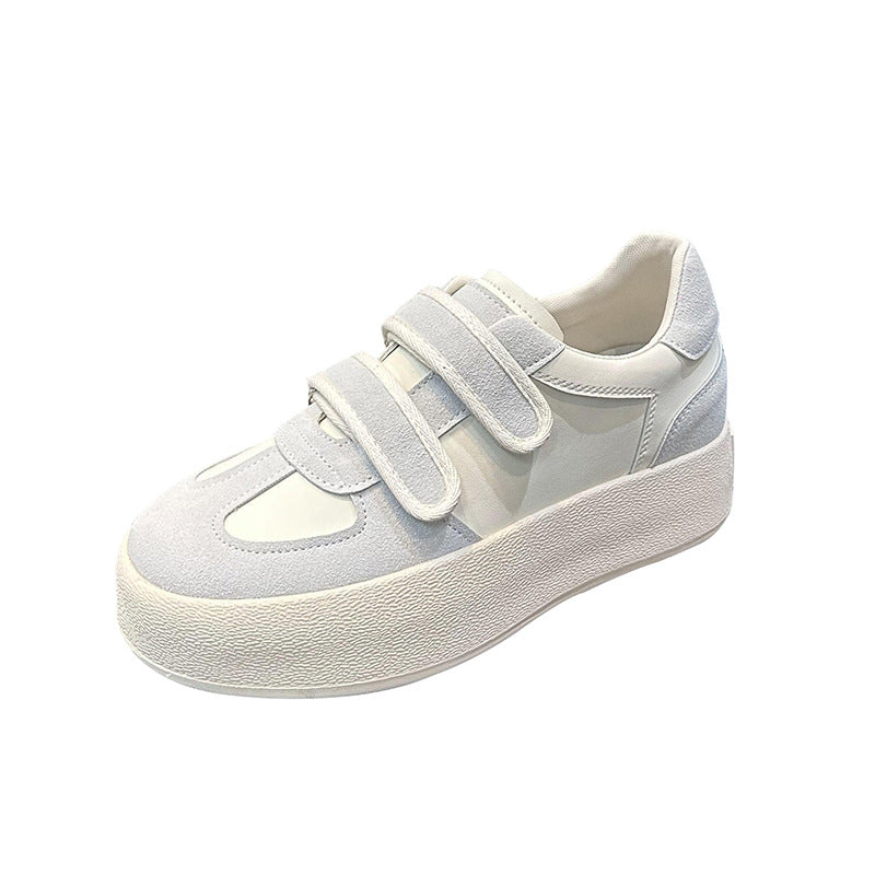 Women's Spring Small Velcro German Training Sports Platform Casual Shoes