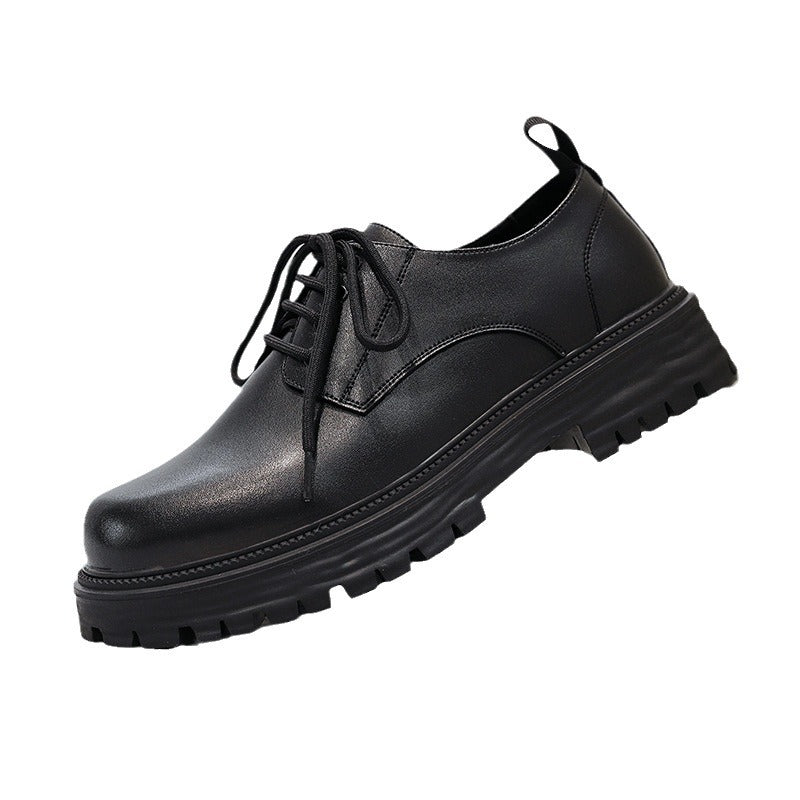 Men's Retro Easy Matching Business National Fashion Green Commute Men's Casual Leather Shoes