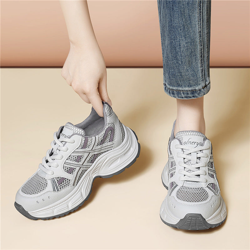 Retro Elevator Wild Daily Pumps Female Women's Sports Shoes