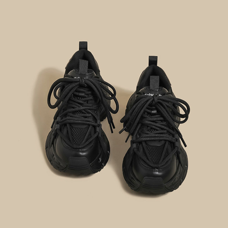 Women's Genuine Platform Dad Spring Show Feet Small Sneakers