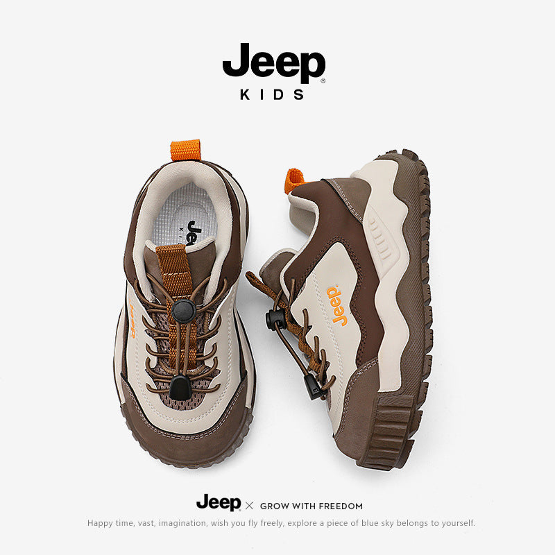 Children's Soft Bottom Dad Medium Big Breathable Kid's Sneakers