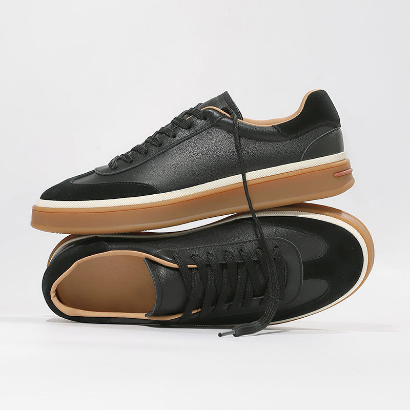 Men's Sports Skate Color Matching German Training Flat Pumps Men's Shoes