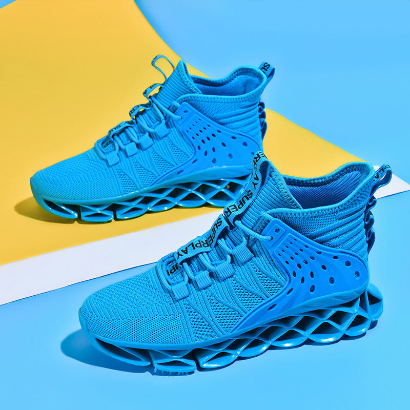 Men's Blade Basketball Running Plus Size Mesh Sneakers