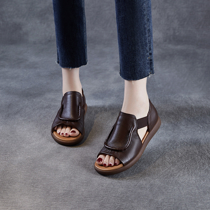 Women's Handmade Summer Breathable Flat Open Toe Sandals