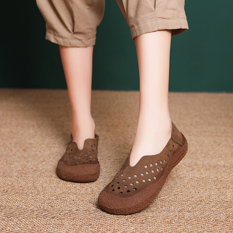 Women's Closed Toe Hollow Out Soft Bottom Women's Shoes
