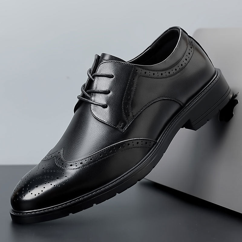 Men's Soft Business Formal Suit British Style Leather Shoes