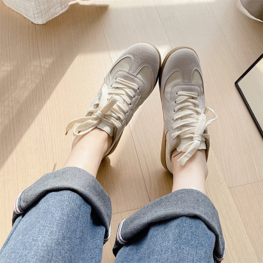 Women's Sports Board Flat Pumps German Training Casual Shoes