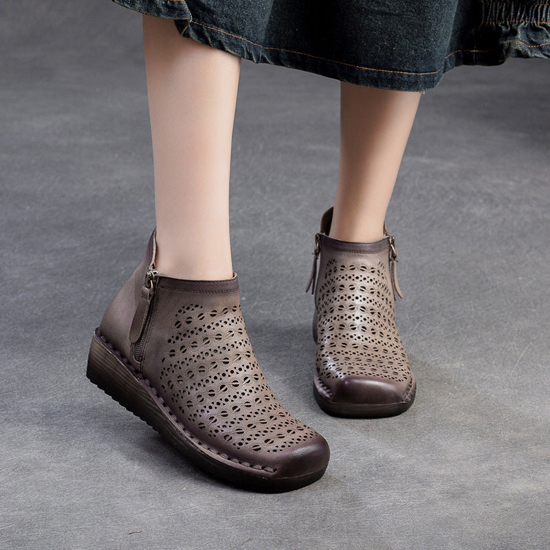 Women's Breathable Hollow Commute Comfortable Wedge Sandals